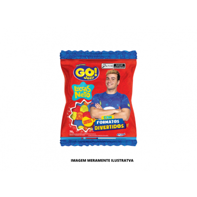 BALA - RICLAN - 70g GEL GO JELLY LUCCAS NETO SORT